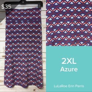 2XL LuLaRoe Azure skirt